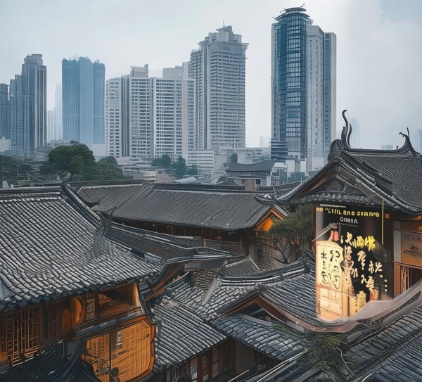 绍兴文化与现代都市的对话，绍兴医院广告规划图的美学价值